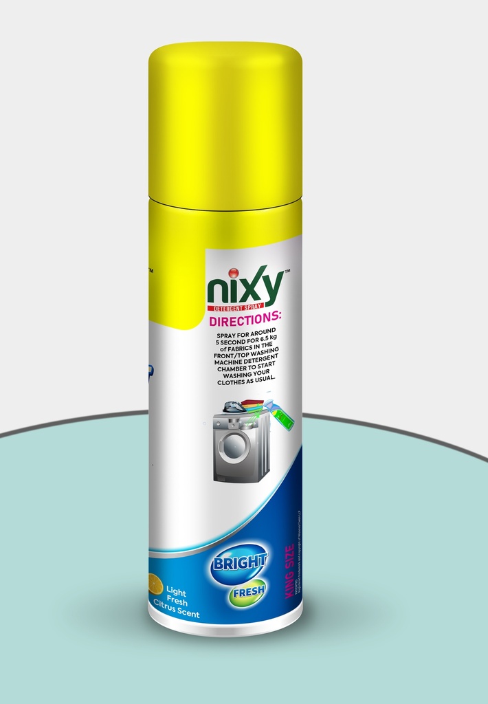 Nixy Laundry Spray - Front Load - Light Citrus Fresh - King Size 500 ml