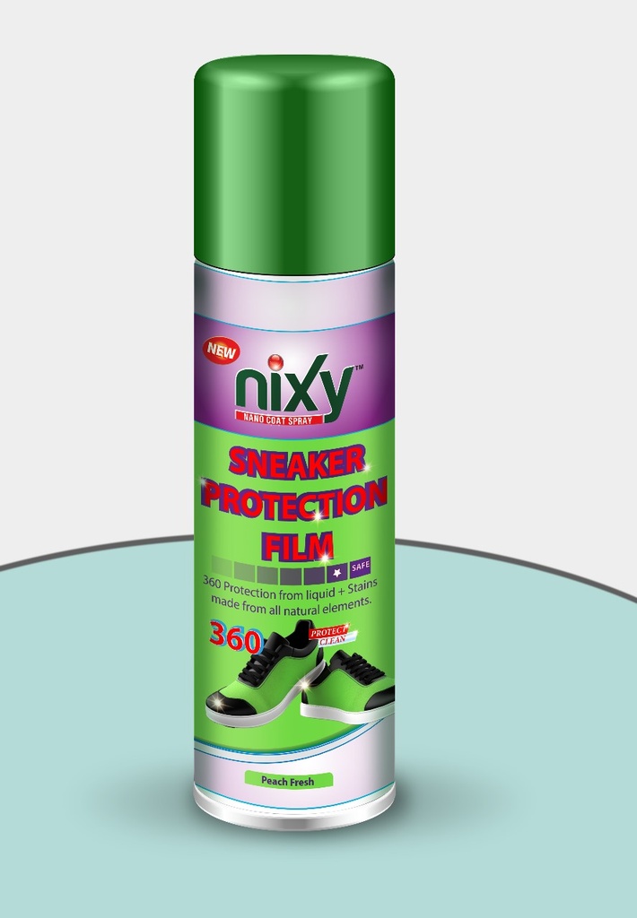 NIXY Sneaker & Shoes Coating Film Spray - Peach Scent- King Size 200 ml