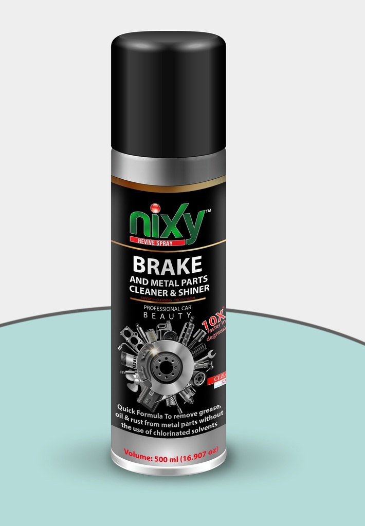 NIXY Car & Bike Brake & Metal Parts Cleaner Spray - King Size 500 ml