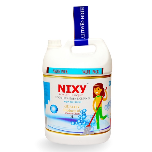 [8906100940104-2] NIXY Floor Cleaner & Freshener - Aqua Blue Fresh - 5 L