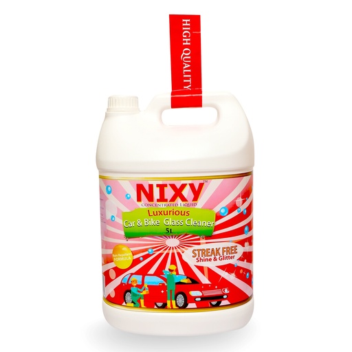 [8906100940388-2] NIXY Glass Cleaner & Rain Repellent (Sweet Pink) 5 L