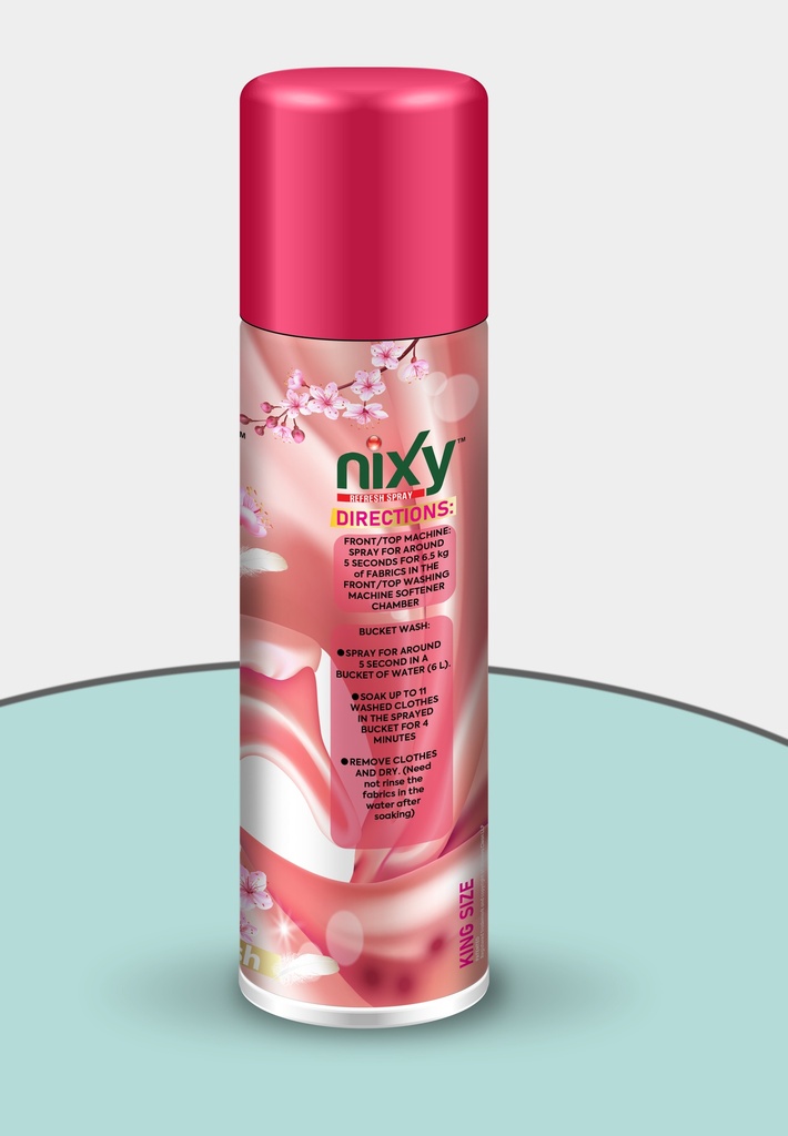 Nixy Refresh Spray- Fabric Softener - Early Fresh - King Size 500 ml