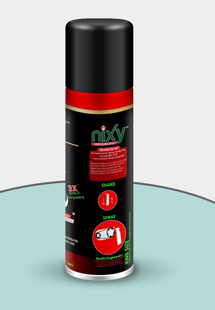 Nixy Chain Cleaner Spray King Size - 500ml