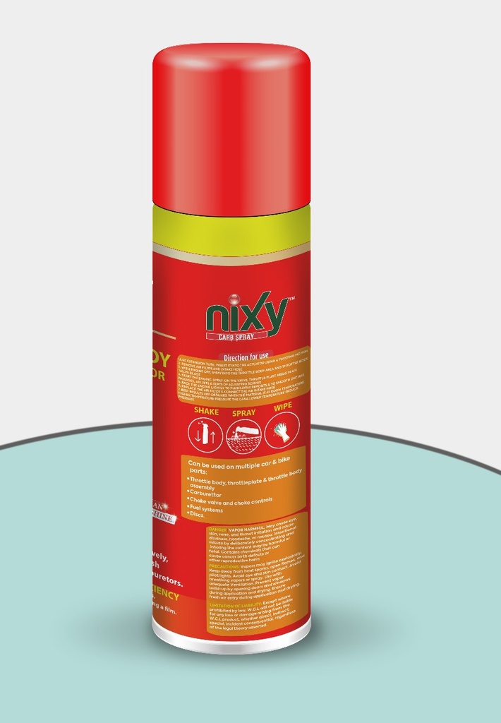 NIXY Carb & Throttle Body Cleaner Spray 500 ml