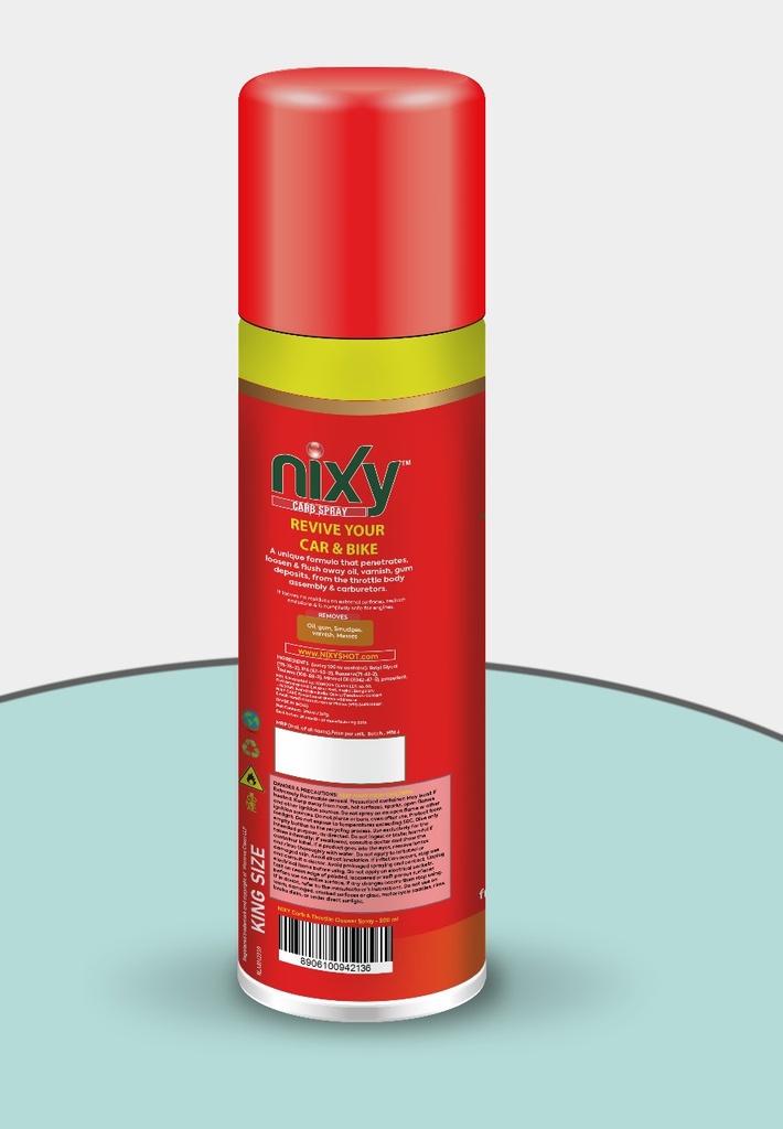 NIXY Carb & Throttle Body Cleaner Spray 500 ml