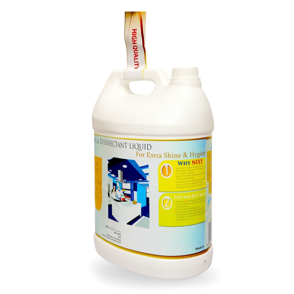 NIXY Degreaser & Disinfectant - Green Citrus - 5 L