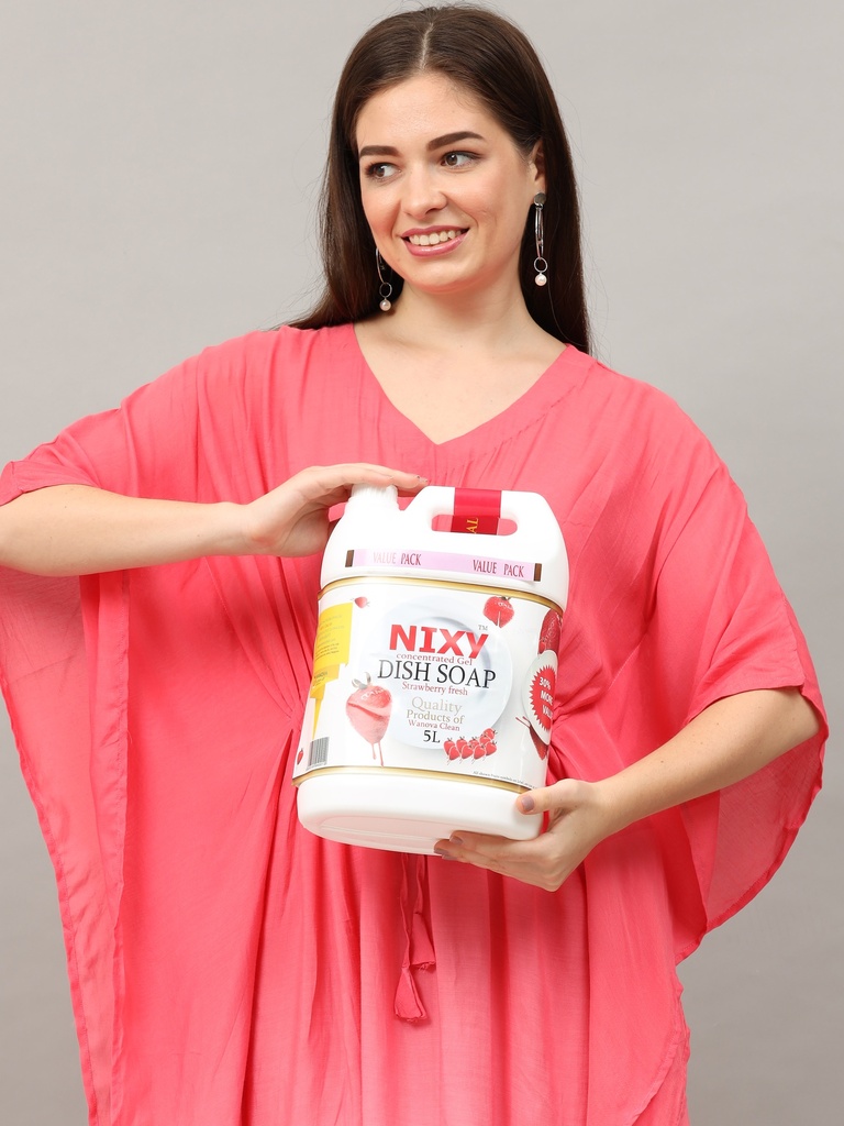 NIXY Dishwash Gel - Strawberry Fresh - 5 L