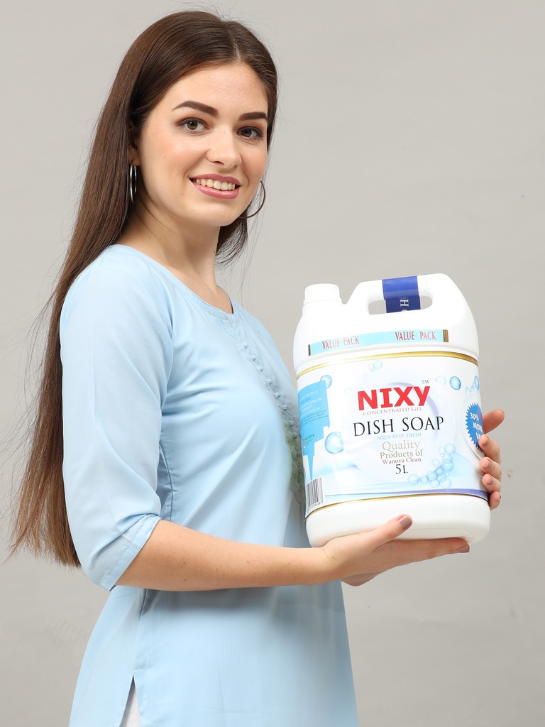 NIXY Dishwash Gel - Aqua Blue Fresh - 5 L