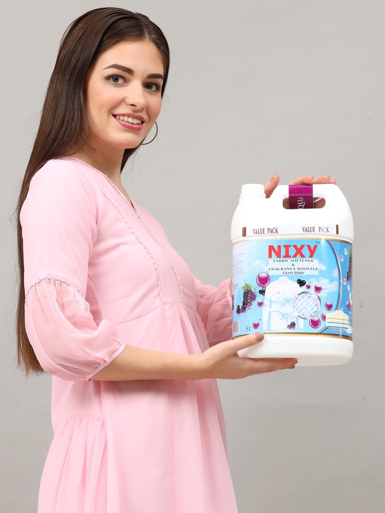 NIXY Fabric Softener & Fragrance Booster - Grape Berry Fresh - 5 L