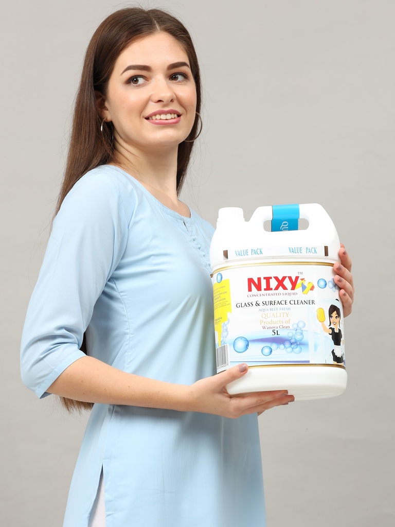 NIXY Glass & Surface Cleaner - Aqua Blue Fresh - 5 L