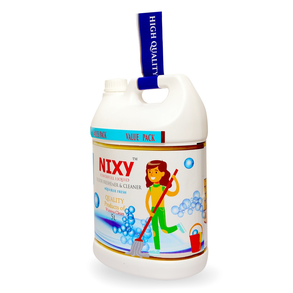 NIXY Floor Cleaner & Freshener - Aqua Blue Fresh - 5 L