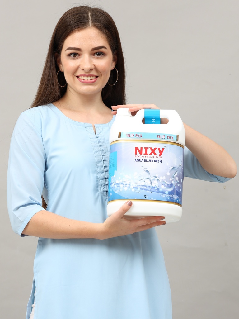 NIXY Room Freshener (Euphoria) Aqua Blue Fresh - 5 L