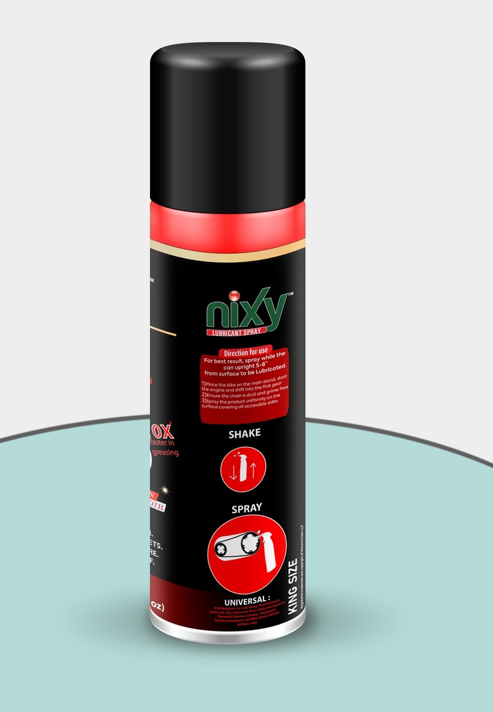 Nixy Universal Lubricant Spray for Chain and Others - King Size 500 ml