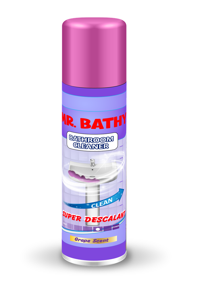 Mr. Bathy Bathroom Cleaner & De-scaler Foam Spray B9.1 - 343g / 400 ml