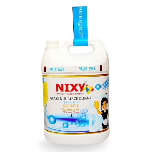 [940227-1] NIXY Glass & Surface Cleaner - Aqua Blue Fresh - 5 L