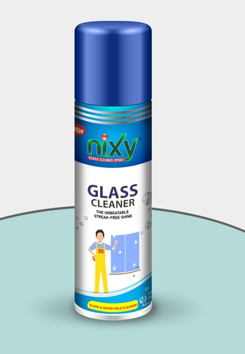 [940099] NIXY Glass Cleaner Spray Foam- Light Aqua Fresh - King Size 500 ml