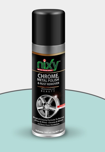 [940196] NIXY Chrome, Metal & Rust Remover Spray - King Size 500 ml