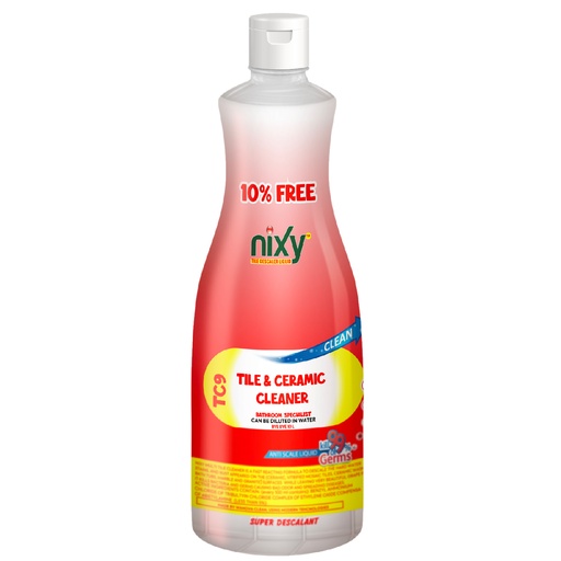 [942195] NIXY TILE & CERAMIC CLEANER & DESCALER LIQUID TD9 GRAPES - 1 L