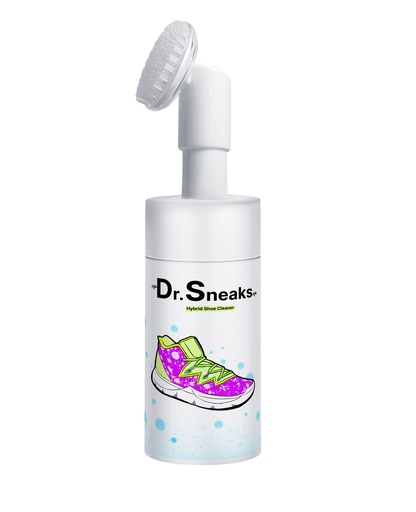 [6100940187] Dr. Sneaks Hybrid Shoe Foam Pump Cleaner - 100 ml with Brush