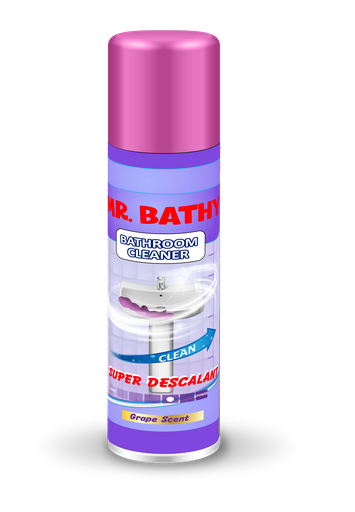 [942196] Mr. Bathy Bathroom Cleaner & De-scaler Foam Spray B9.1 - 343g / 400 ml